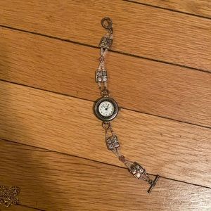 Beautiful Geneva Beaded Watch NEW BATTERY